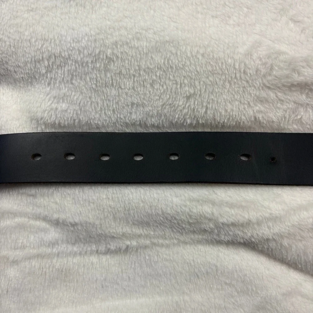 Timberland‎ Black Genuine Leather Belt Men 38/40  Rugged Dependable Work *READ*